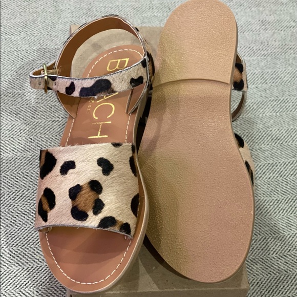 *Brand New* Lil Cabana by Matisse Girls Leopard Sandals Size 1 With Box - Picture 3 of 3